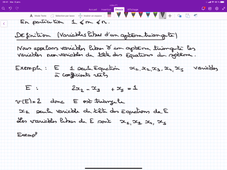 Systèmes d'Equations Linéaires : Résolution d'un Système  triangulé