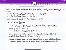 Sous-Espaces Vectoriels  :  Algorithme pour donner une base d'un sous-espace vectoriel