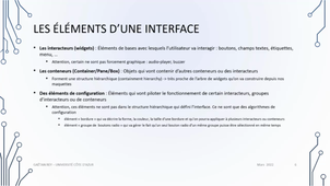 R2.02 - Cours 2 - Développement d'interfaces - les notions