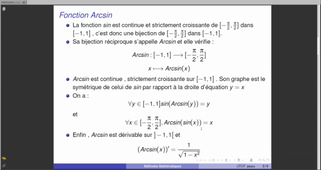 Arccos, Arcsin, Arctan: bijections réciproques des fonctions trigonométriques