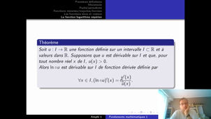 Fondements mathématiques 1 Amphi 1.5 Logarithme népérien