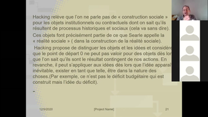 A propos du constructivisme social