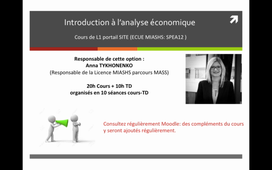Introduction Analyse Economique