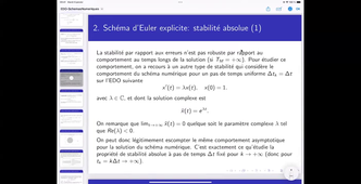 Cours 8 Systèmes Dynamique et Analyse Numérique