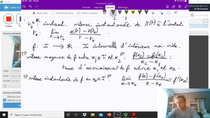 Fondements mathématiques 1 Amphi 4.1 Définition et premiers calculs de dérivées