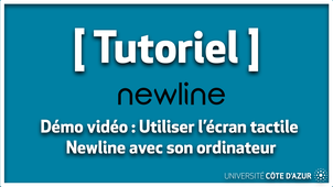 Démo vidéo - Utiliser l’écran tactile Newline avec son ordinateur