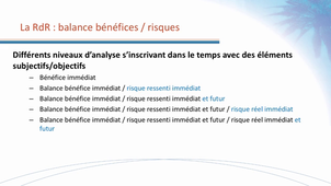 La Réduction des Risques