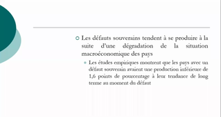 Analyse des défauts de paiements sur la dette extérieure