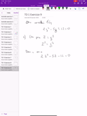 L2 Géométrie 2D — TD 1 Exercice 9