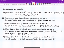 maximum et minimum d'une fonction numérique