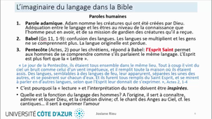 Littérature et expérience du sacré. Le modèle biblique