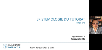 Temps 1 - Epistémologie du tutorat - Cyprien GUILLOT - E2R2S.mp4