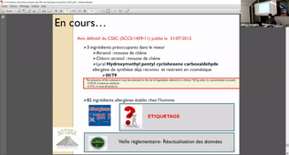 Sécurité d'emploi des MP aromatiques & parfums - S. Jabre 13/04/21 après-midi