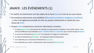 R2.02 - Cours 3a - Programmation évènementielle - JavaFx