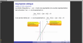 Recherche d'asymptotes et de branches paraboliques