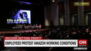 Amazon workers protest