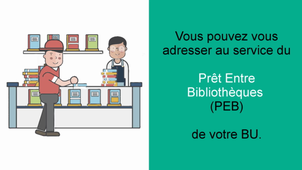 Les BU à votre service : Prêt entre bibliothèques (PEB