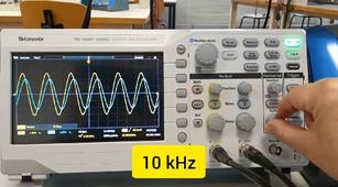 TP2 : variation de la fréquence du signal sinusoïdal en entrée