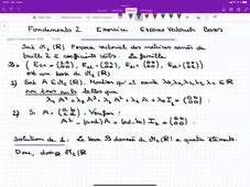 F2 Exercice Espaces Vectoriels  Famille libre et dimension