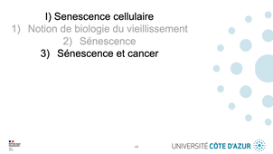 GILSON - Biologie cellulaire - Partie I - Senescence - 3/4