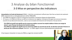 Interprétation des indicateurs fonctionnels