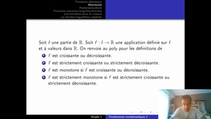 Fondements Mathématiques 1 Amphi 1.2 Monotonie