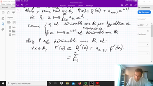 Fondements mathématiques 1 Amphi 4.3 Opérations sur les dérivées