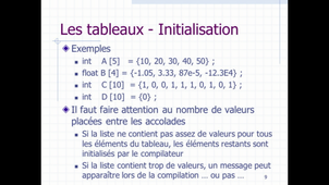 M112 Cours Séance 6 Les tableaux