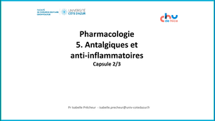 20261012 PHARMACO 5 Antalgiques Anti inflammatoires Capsule 2 sur 3