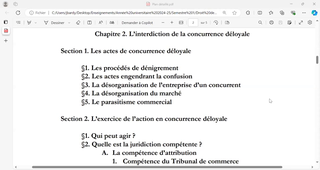 Droit de la concurrence et de la consommation (Séance 3)