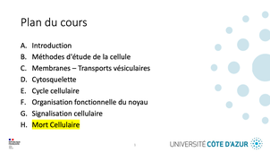 GILSON - Biologie cellulaire - Partie H - Mort cellulaire