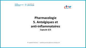 20261012 PHARMACO 5 Antalgiques Anti inflammatoires Capsule 3 sur 3