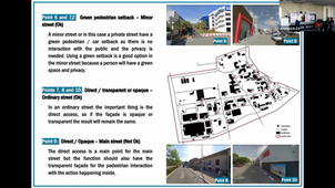 Urban Design and Sustainability - Students' final presentations