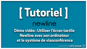 Démo vidéo - Utiliser l’écran tactile Newline avec son ordinateur et le système de visioconférence