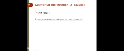 Relation entre les variables - 2. Questions d'interprétation