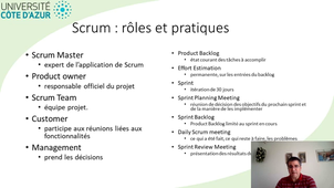 exemples de méthoides agiles : scrum