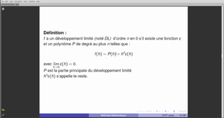 Introduction aux développements limités