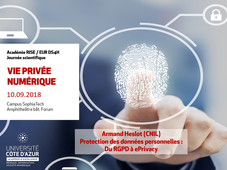 Armand Heslot (CNIL) : Protection des données personnelles : du RGPD à ePrivacy