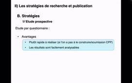 6.2 Stratégie - Etude type Questionnaire.mov