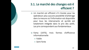 CA L3 - EMI - 32 Chap 2 Microéconomie des taux de change - Les trois formes d'efficience.mp4