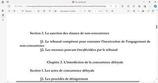 Droit de la concurrence et de la consommation (Séance 2)