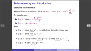 Introduction aux séries numériques