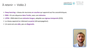 CTIA-L3SV Ch3 Vidéo 2 - L'outil : deep learning, réseau récurrent et LSTM