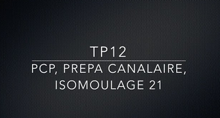 TP12 PCP Prepa canalaire provisoire à tenon 21