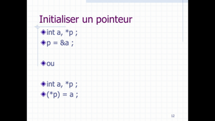 M112 Cours Séance8 Les pointeurs