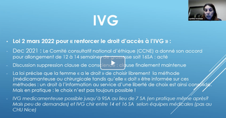 Enjeux éthiques autour des interruptions de grossesse (IVG et IMG) )- Dr Cynthia Trastour