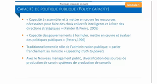 Les notions de base en politiques publiques