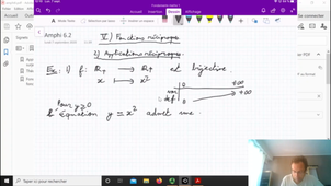 Fondements mathématiques 1 Amphi 6.2 Applications réciproques