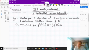 Fondements mathématiques 1 Amphi 3.4 Continuité sur un intervalle