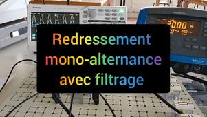 TP 5 : redressement mono-alternance avec filtrage